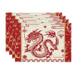 Table Decor Lunar New Year Table MatHome & Kitchen