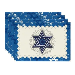 Dining Table Decor Hexagon Jewish Holiday Party