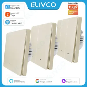 Tuya Smart WiFi Switch EU UK Push Button